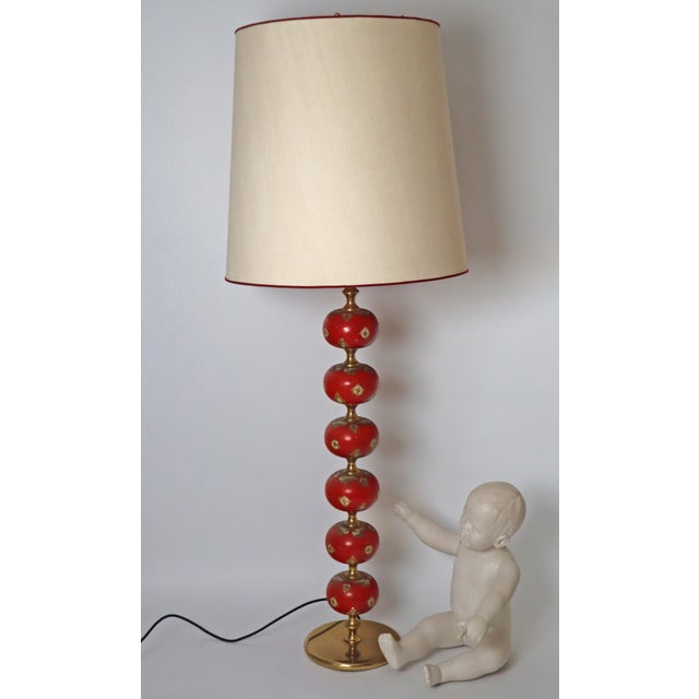 Scandinavien Modern Swedish Red Floor Lamp from Stilarmatur Tranas, 1960s For Sale - Image 12 of 18