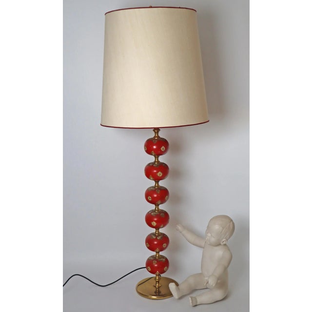 Swedish Modern Red Floor Lamp from Stilarmatur Tranås, 1960s For Sale - Image 12 of 18
