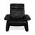 Lugano Leather Armchair in Black with Manual and Reclining Function from Erpo For Sale - Image 18 of 18