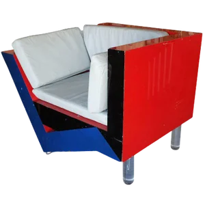 Charles Hollis Jones Post-Modern Memphis Inspired Lounge Chair