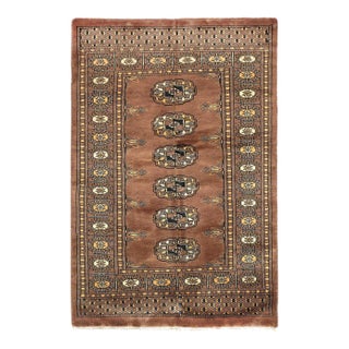 Pasargad DC Fine Hand Knotted Bokhara Rug For Sale