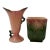 Vintage Mid-Century Hull Art Pottery Vases - Set of 2 (Wildflower & Suave) For Sale