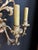 1955 Rococo Revival Gilt Metal and Wood Wall Sconces For Sale - Image 4 of 7