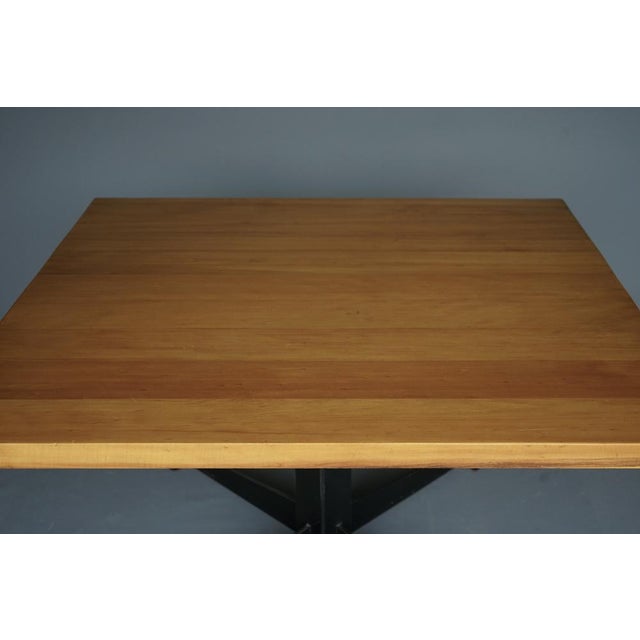 Brutalist Dining Table with Cherry Top by Wim den Boon, 1961 For Sale - Image 10 of 18