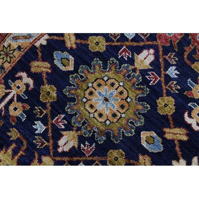 Handwoven Heriz Style Area Rug 9’2″ X 12’7″ For Sale - Image 9 of 11