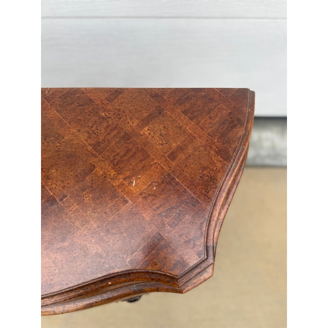 Italian Parquetry Bombe Nightstand For Sale - Image 11 of 16