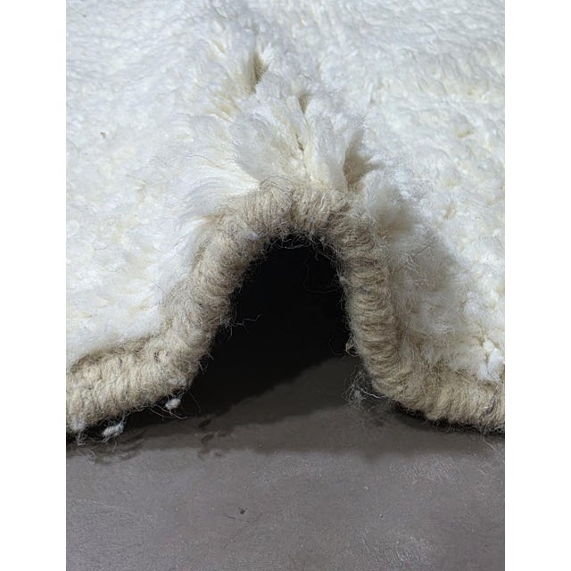 Small Solid Moroccan Rug - 5.2 X 3.1 Ft For Sale In Cleveland - Image 6 of 6