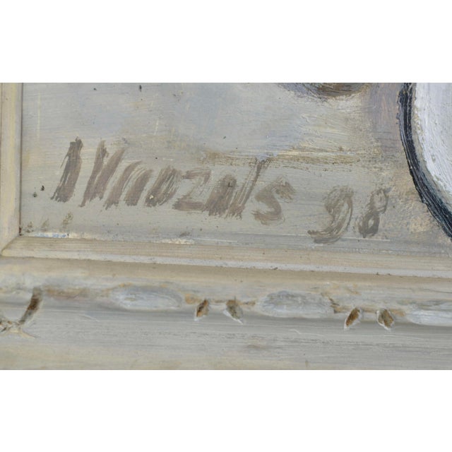 Imants Vecozols, Still Life with Fish., 1998, Oil on Canvas For Sale - Image 3 of 5