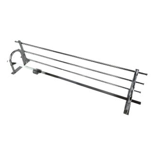 Bauhaus Chrome Wall Rack For Sale