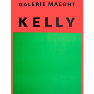 Orange Et Vert 1964 Limited Edition Poster by Ellsworth Kelly For Sale