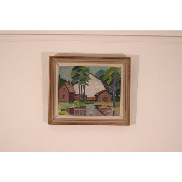 Sven Linder, Uppsala, 1960s, Oil on Canvas, Framed For Sale - Image 10 of 15