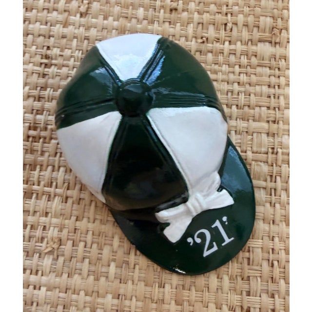Vintage "21" Club Nyc Jockey Hat Bottle Opener For Sale - Image 4 of 11