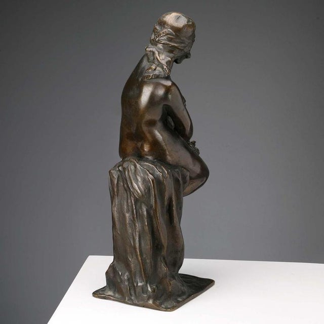 Slave Bronze Sculpture in the style of Giacomo Ginotti For Sale - Image 4 of 13
