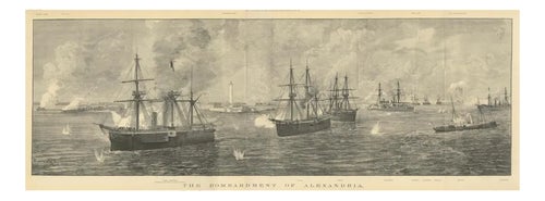 Illustrated London News, The Bombardment of Alexandria, 1882