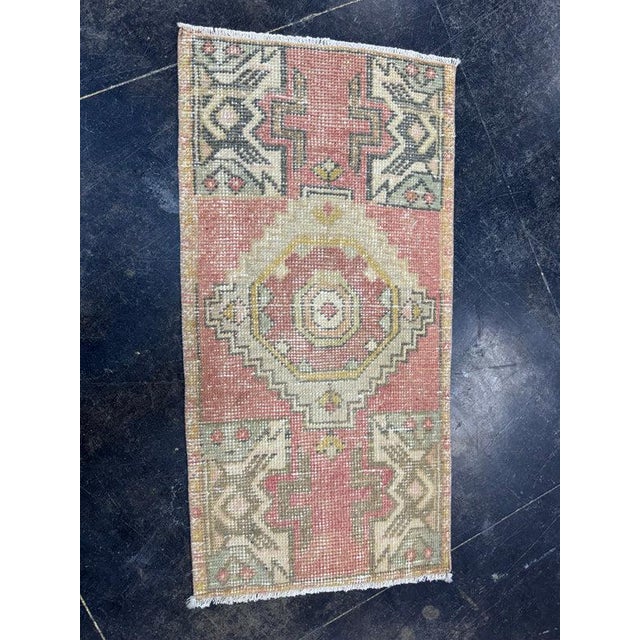 Turkish Yastik Rug 1'6" x 2'11" For Sale In Houston - Image 6 of 6