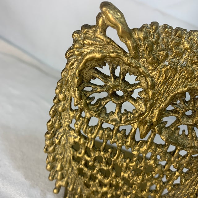 Vintag Brass C. 1970s Owl Bookends - Pair For Sale - Image 4 of 6