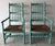 Folk Art 1930s Set of Four Charles Pollock Rush Seat Chairs For Sale - Image 3 of 10