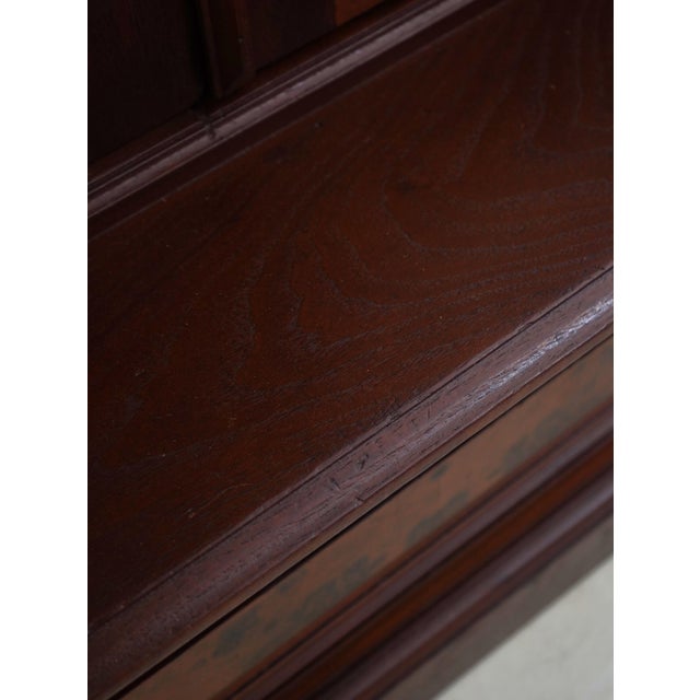 Victorian Restored Walnut 2 Door Bookcase Cabinet For Sale - Image 12 of 18