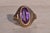 Gold The Mount Elbert: Elongated Oval Sapphire in Antique Filigree Ring For Sale - Image 8 of 11