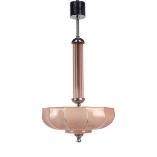 Art Deco Lamp, Former Czechoslovakia, 1930s For Sale