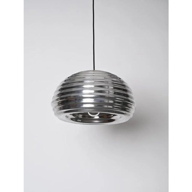 Flower Splugen Brau Aluminum Pendant attributed to Achille Castiglioni for Hille, Italy, 1960s For Sale - Image 9 of 12