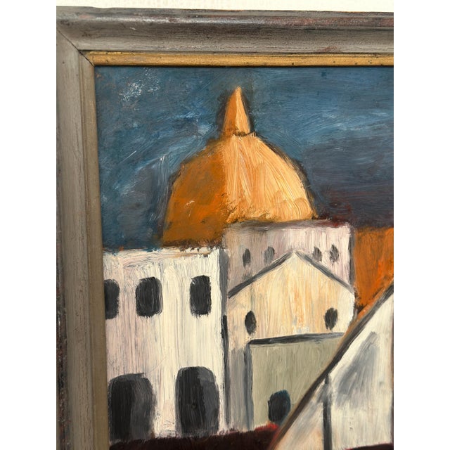 Malte Nyberg Tolf, Southern Motif, 1960s, Oil on Panel, Framed For Sale - Image 8 of 14
