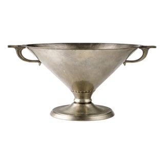 Swedish Art Nouveau Pewter Compote Bowl attributed to Edvin Ollers, 1907 For Sale