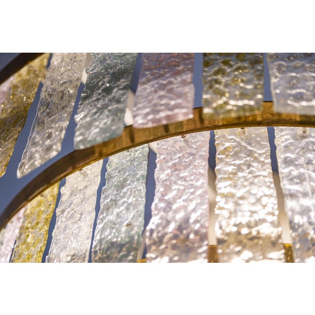 Metal Chandelier by Angelo Lelli for Arredoluce, 1960s For Sale - Image 7 of 12