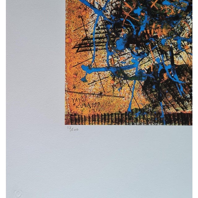 1990s After Yayoi Kusama, Untitled, Lithograph, 1990s For Sale - Image 5 of 7