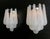 Vintage Glass Petals Drop Wall Sconces, 1990s, Set of 2 For Sale - Image 9 of 13