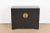 Baker Furniture Company Michael Taylor for Baker Far East Collection Black Lacquered Bar Cabinet, Newly Refinished For Sale - Image 4 of 13