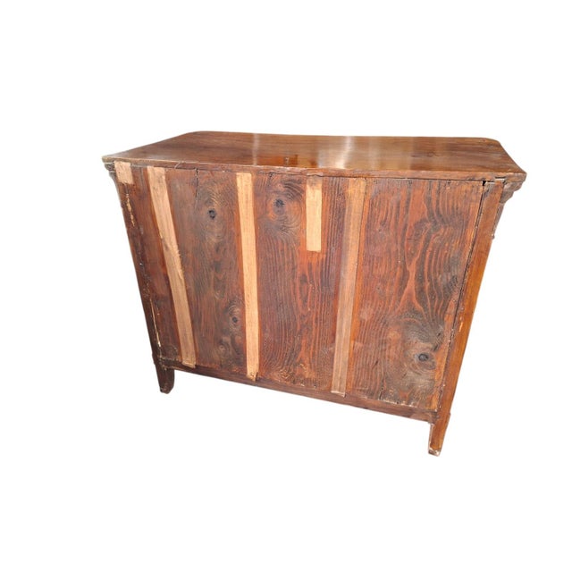 19th Century 19th Century Piedmontese Walnut Chest of Drawers, 1850 For Sale - Image 5 of 14