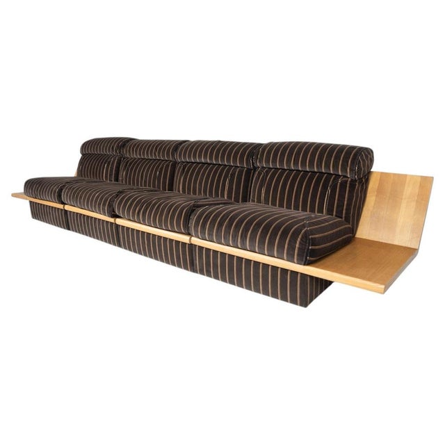 Large Modular Sofa with Integrated Side Tables, Italy, 1970s For Sale - Image 13 of 13