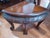 Wood 20th Century Asian Mahogany Carved Tea Table and Stools - 7 Pieces For Sale - Image 7 of 8