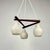 Wood Mid-Century Modern Scandinavian Triangular Teak & White Glass Pendant Light, 1960s For Sale - Image 7 of 10