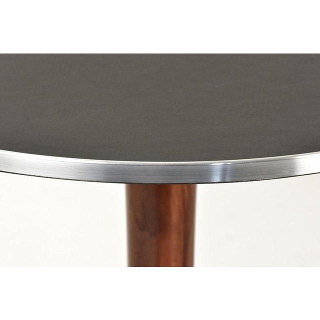 Round Black Diner Table, USA, 1950s For Sale - Image 6 of 9