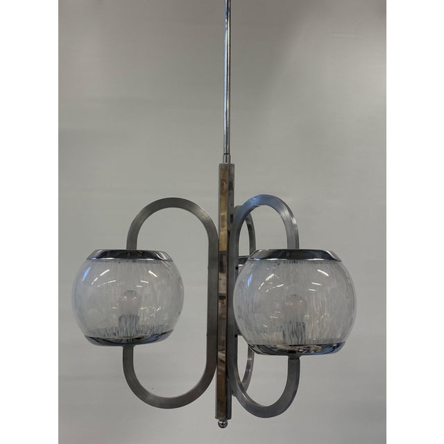 Modernist Chandelier by Nason-Moretti, 1970 For Sale - Image 4 of 8