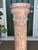 1980s Fine Pink Italian Marble 40" Neoclassical Pedestal Column Ft. Breccia-Style Veining For Sale - Image 13 of 18