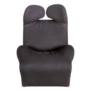 Wink Chair in Black Fabric from Cassina For Sale