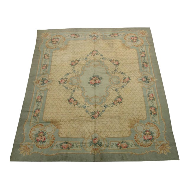 1900s Antique European Rug For Sale