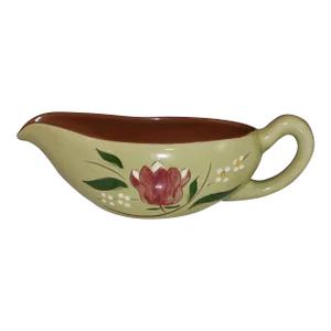 Vintage Stangl Pottery Magnolia Pattern Gravy Boat