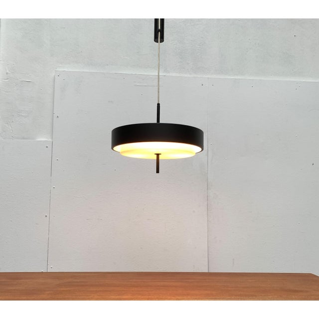 Mid-Century Minimalist Counterweight Pendant, 1960s For Sale - Image 6 of 18