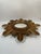 Large 18" Vintage 1990s Golden Sunburst Wall Mirror For Sale - Image 4 of 18