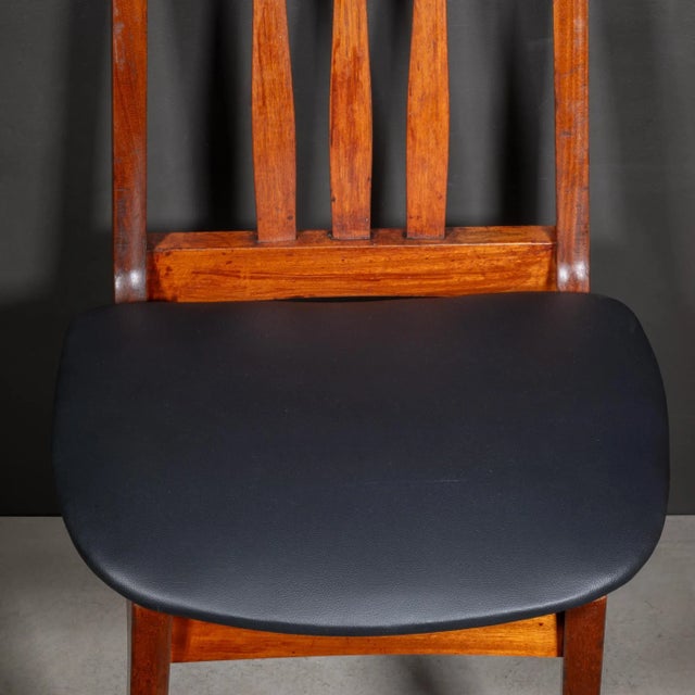 Reupholstered Mid-Century Danish Dining Chairs c.1960 For Sale - Image 14 of 15