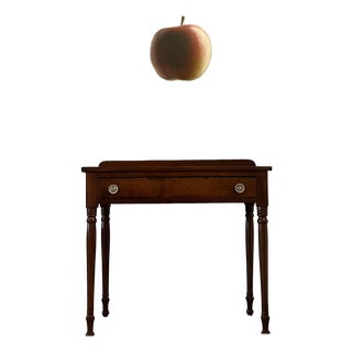 Antique Cherry Bar or Serving Table with Drawer For Sale