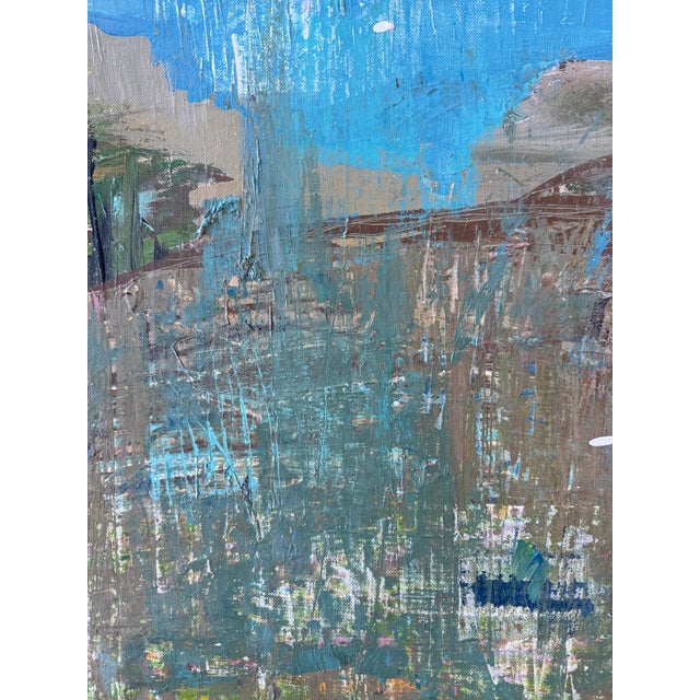 Abstract Abstract Acrylic Painting With Heavy Impasto Texture For Sale - Image 3 of 7