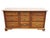American Permacraft / Sanford Solid Cherry Early American Traditional 62" Triple Dresser 79-02 For Sale - Image 3 of 13