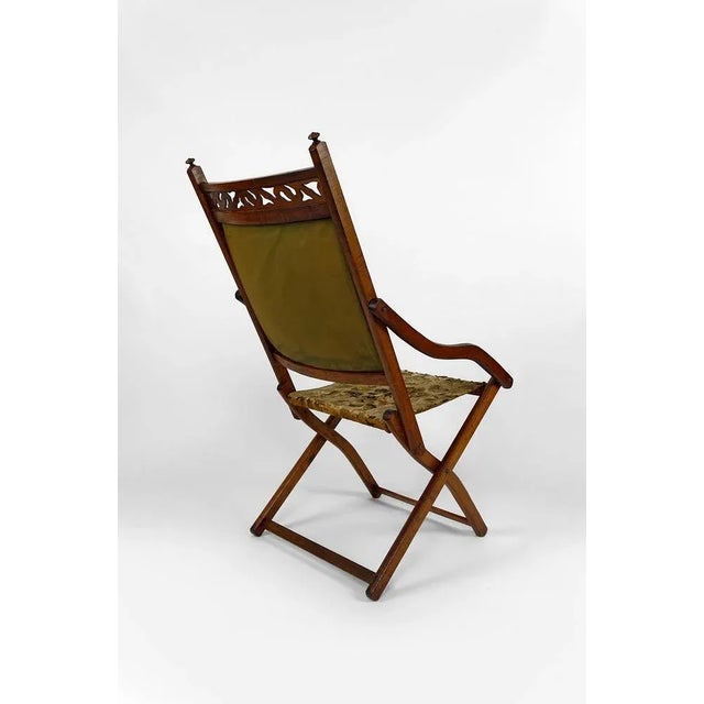 Victorian Safari Folding Chair, UK, 1880s For Sale - Image 5 of 10