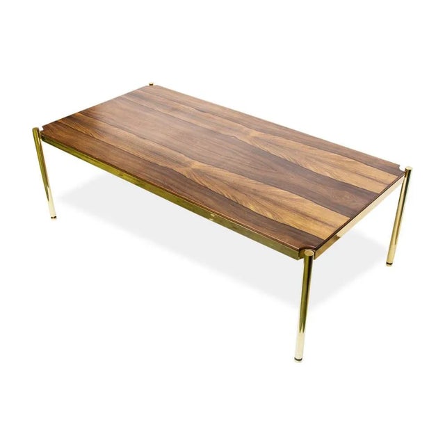 Tecno Rosewood Coffee Table by Osvaldo Borsani for Tecno, 1960s For Sale - Image 4 of 4
