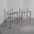 Brass and Glass Nightstands, Set of 2 For Sale - Image 3 of 5